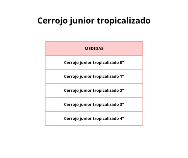 Cerrojo Junior tropicalizado - Image 3
