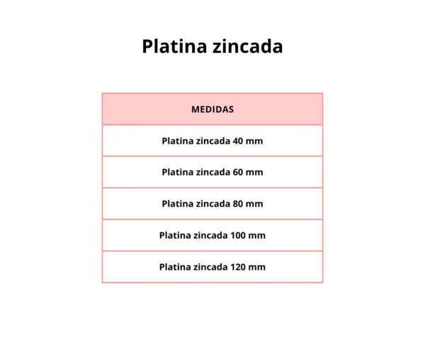 Platina zincada - Image 2