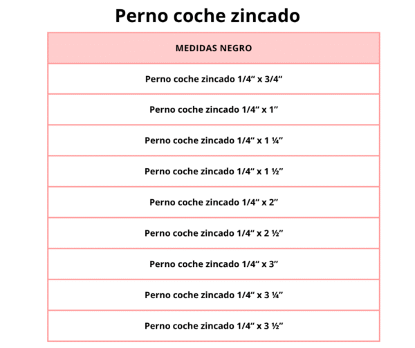 Perno coche zincado - Image 10
