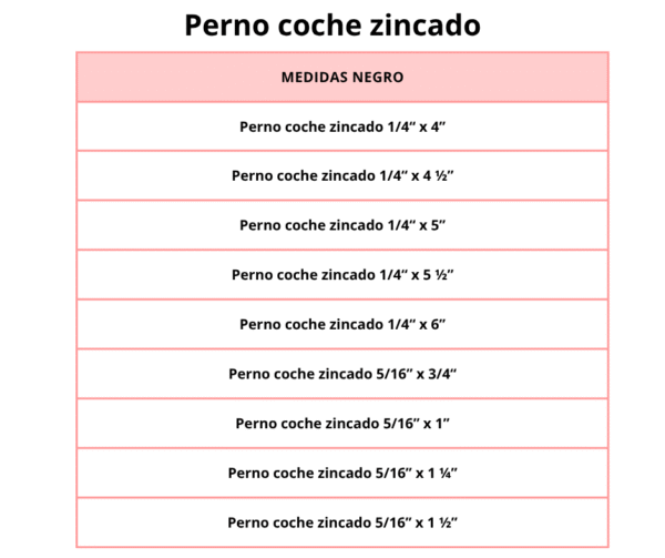 Perno coche zincado - Image 4