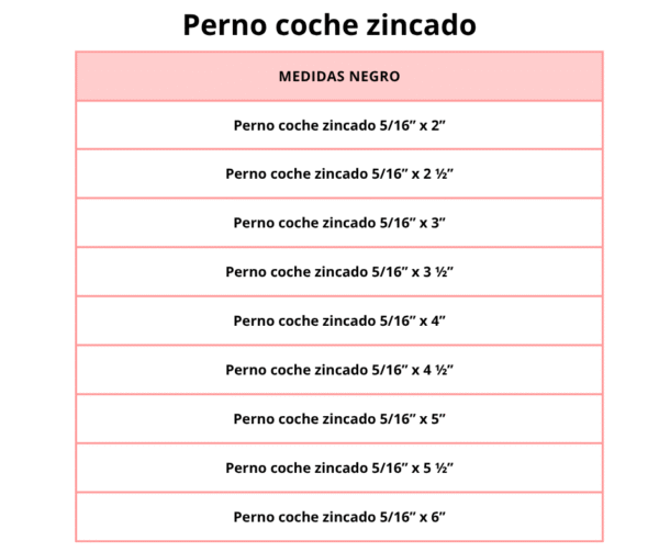 Perno coche zincado - Image 5