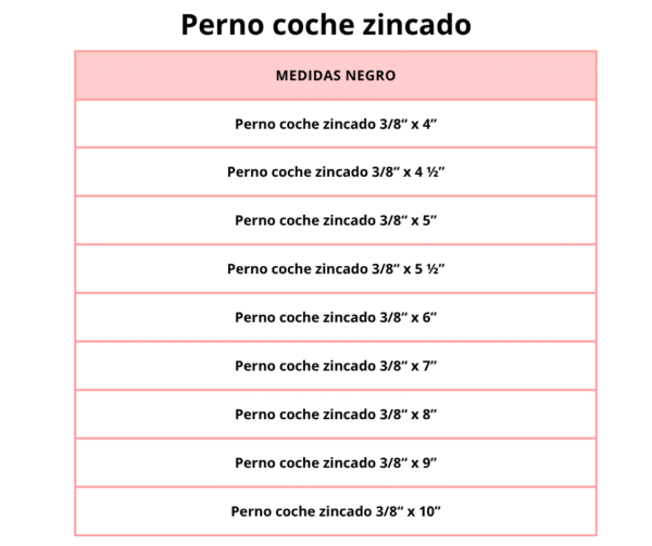 Perno coche zincado - Image 7