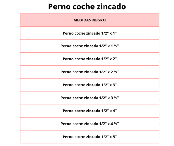 Perno coche zincado - Image 8
