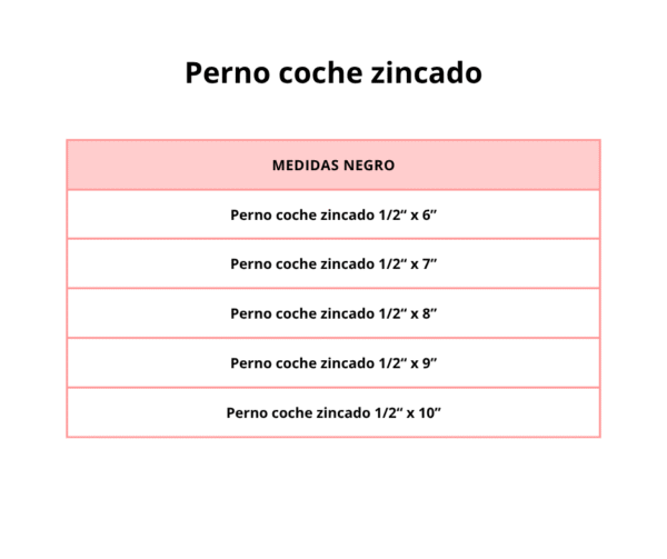 Perno coche zincado - Image 9