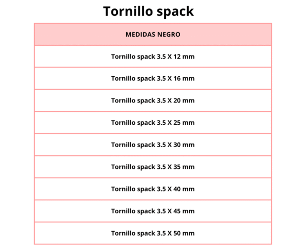 Tornillo spack - Image 4