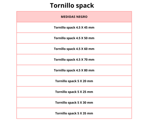 Tornillo spack - Image 8