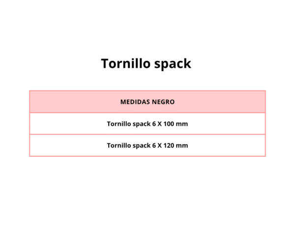 Tornillo spack - Image 11