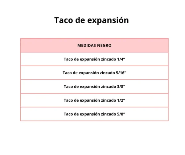 Taco de expansión - Image 3