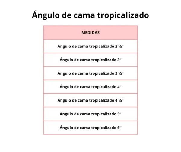 Ángulo de cama tropicalizado - Image 3