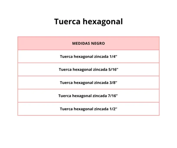 Tuerca hexagonal - Image 3