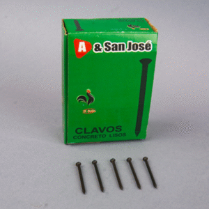 Clavo de concreto liso negro