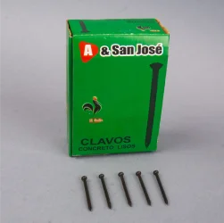 Clavo de concreto liso negro
