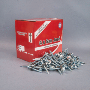 Tornillo autoperforante punta broca con arandela de neoprene