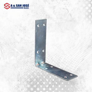 Ángulo de 4 huecos zincado